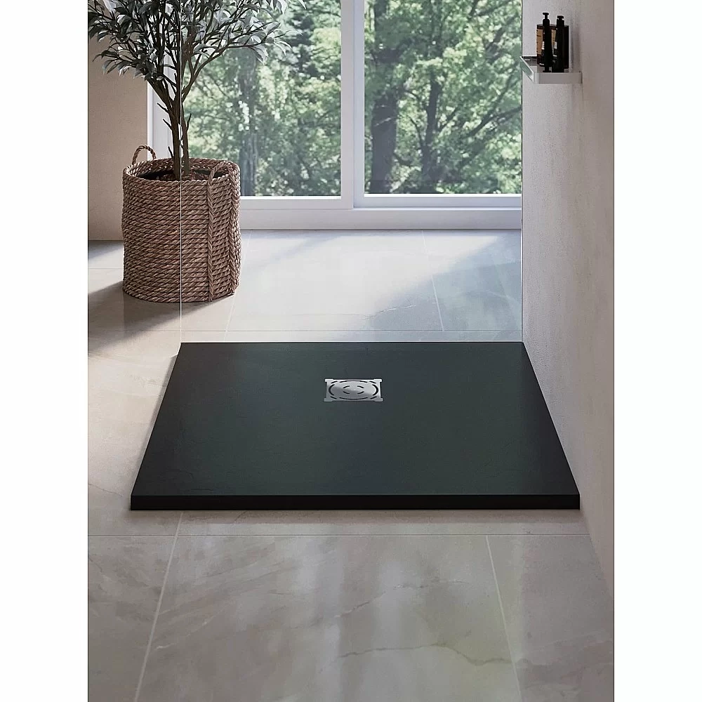 Душевой поддон RGW ST-G Stone Tray 16152100-02 100x100 графит