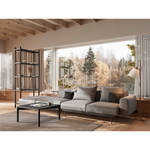 Столик кофейный LATITUDE Saga, 75х75 см, темно-серый