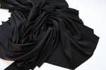 Шелк однотонный черный