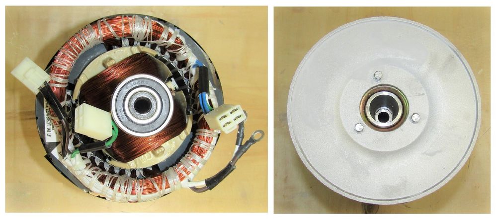 Генератор однофазный SDG 6500EH (Статор+Ротор)/Alternator component, single phase