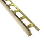 Г - Образный профиль латунь полированная для плитки 10х2500мм