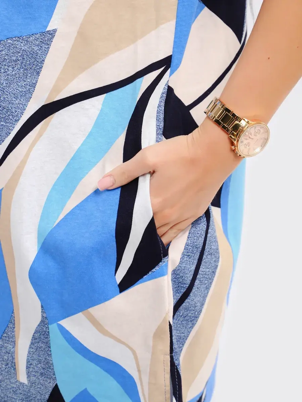 Туника-рубашка хлопок большие размеры