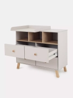 Комод с ящиком "Style" 80 см 2 ящика 2 отсека (арт.115) Crystal Beige