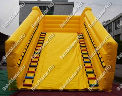 Надувная горка для зорбинга "Кубарем вниз"