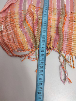 Шарф с бахромой