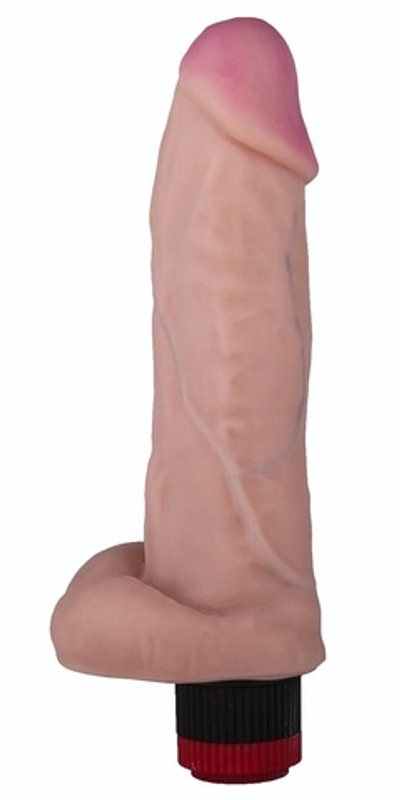 Вибратор HUMAN FORM реалистичной формы - 20 см. (Цвет: телесный)