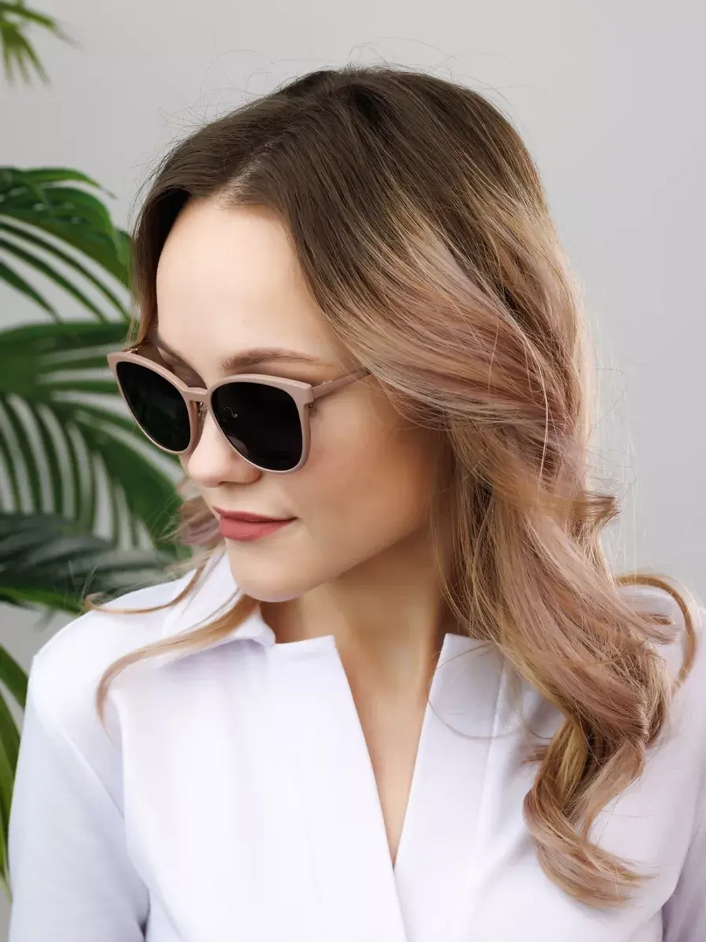 Модная оправа для очков с накладкой 4в1