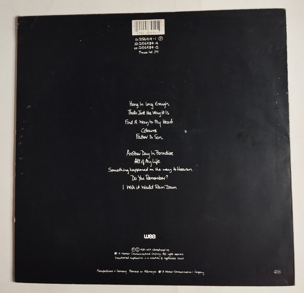 Винтажная виниловая пластинка LP Phil Collins But Seriously (Germany 1989)