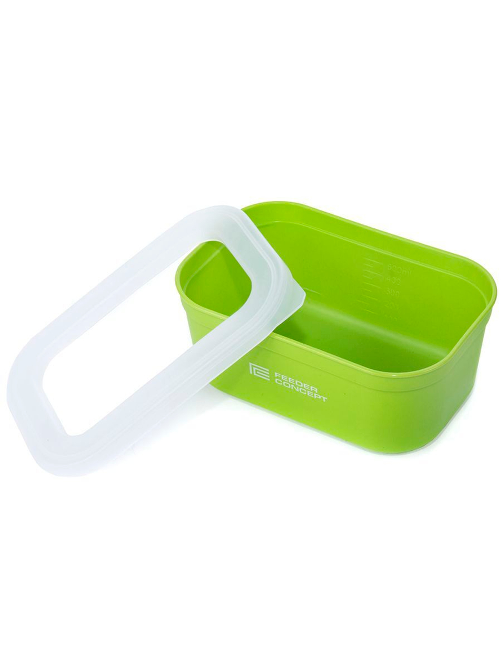 Коробка рыболовная для наживки с крышкой FC FEEDER BAIT BOX р.M / Органайзер рыболовный