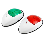 Навигационные огни светодиодные, пара, 12/24 В, 3 Вт, 98х55х35 мм, белый корпус (10269200)