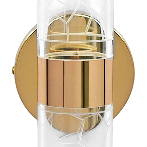 737662 Бра ACRILE 8W LED 560LM G ЗОЛОТО/ПРОЗРАЧНЫЙ 2700/4200/6400K