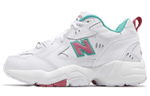 New Balance NB 608 V1 comfortable shock absorption lightweight low-top training shoes women's white green B wide