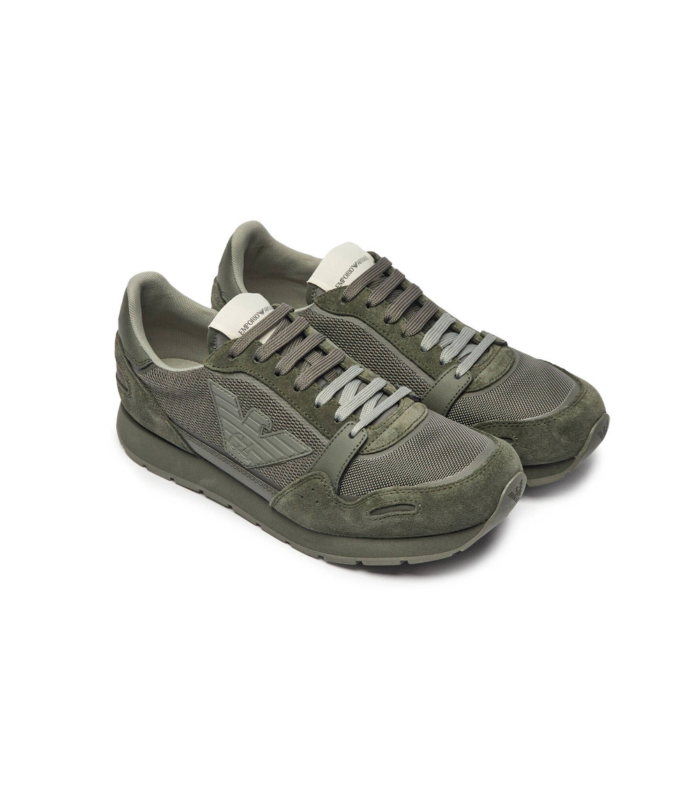 Кроссовки Emporio Armani - хаки(X4X537 XN730)