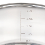 Набор посуды нерж, 6 пр, кастрюли 1.6,3.1,5.4 л, индукц, Daniks, Оптима, GS-01201-6S