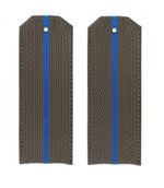 Погоны оливковые один голубой просвет (на пластике)