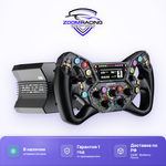 MOZA Racing KS Pro — формульный руль 300 мм с дисплеем 2.99" и карбоном — комплектация