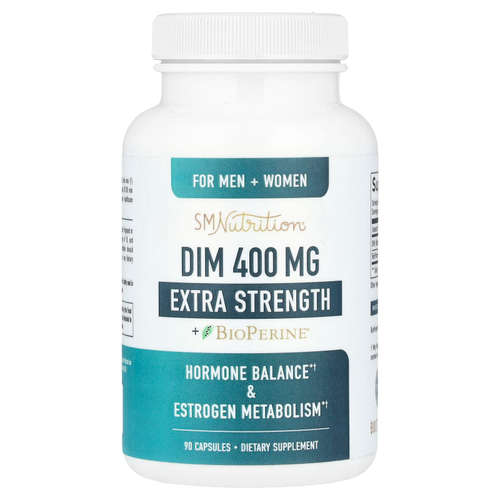 SMNutrition, DIM, 400 мг, 90 капсул