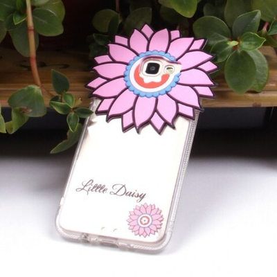 Силиконовый чехол "Цветы" для Samsung Galaxy J5 Prime, 009870