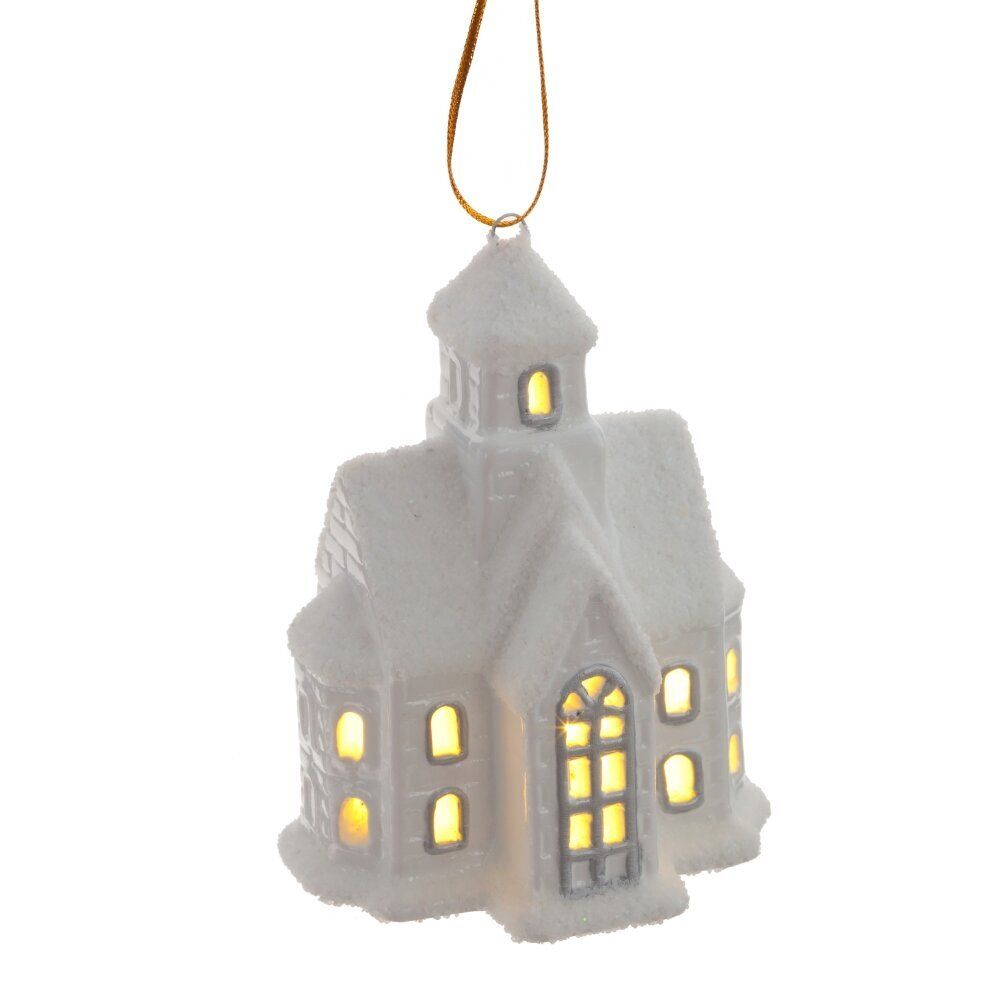 GAEM Фигурка декоративная "Домик" (подсветка, 2xLR44), L8 W5,5 H10,5 см, 2в.