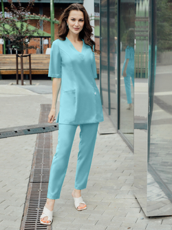 Удлиненная блуза медицинская женская/медицинская одежда Медис