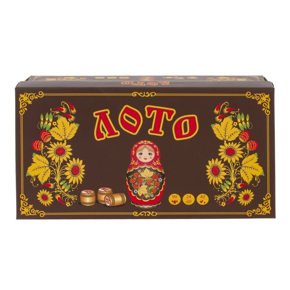 GAEM Игра настольная "Лото", L24 W13 H8 см