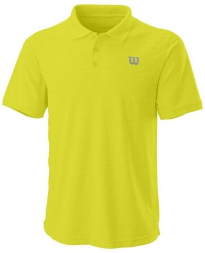Мужское поло теннисное Wilson M Stripe Polo - sulphur spring