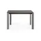 Стол Atta 120 (180) x80 антрацит керамика Vulcano Ash