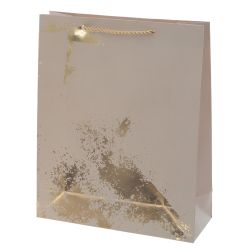 GAEM Пакет подарочный M (бумага 210г/м2, блок микс 12шт), L25,5 W10 H32 см, 4в.