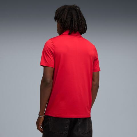PUMA X SCUDERIA FERRARI МУЖСКАЯ РУБАШКА-ПОЛО ИЗ ТКАНИ CLOUDSPUN , КРАСНЫЙ