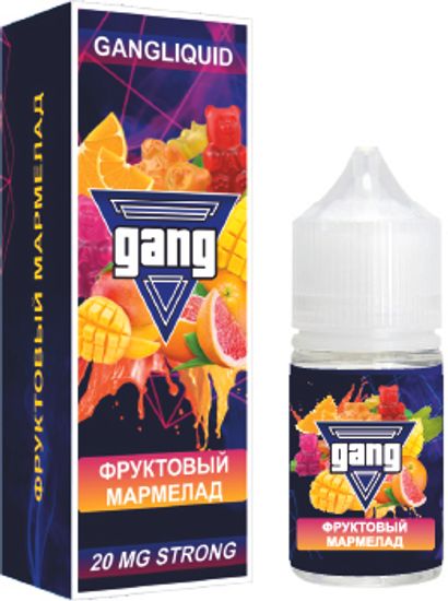 Жидкость Gang, 30 мл, Фруктовый Мармелад