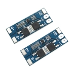 Набор плат заряда и защиты Li-ion BMS 2S 7.4V-8.4V 10A без балансировкой (2 шт)