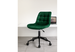 Офисное кресло Woodville Честер зеленый, черный, ножки черные