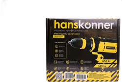 Дрель-шуруповерт Hanskonner HID2145PC HID2145PС,  0-400/0-1500 об/мин, 1.9 кг