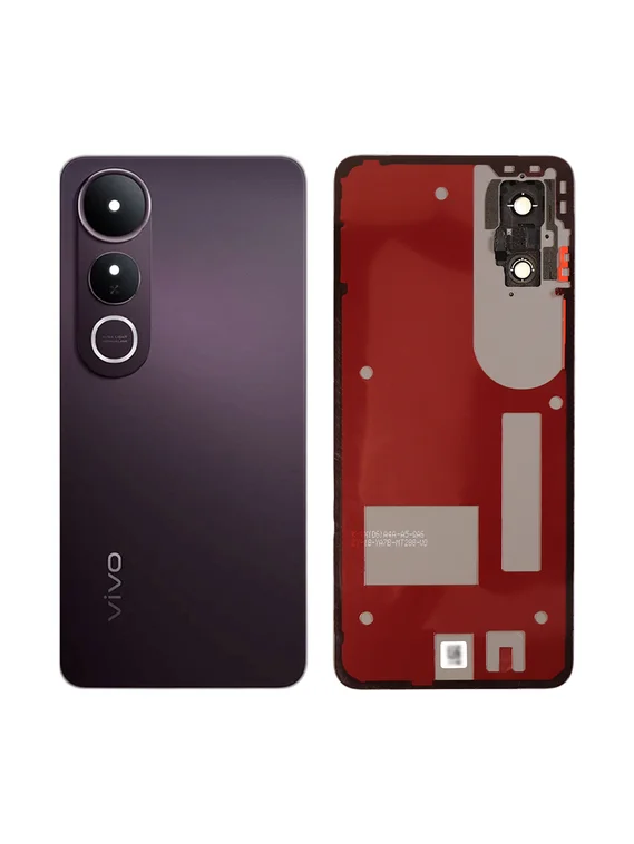 Задняя крышка для Vivo V50 Lite черная (Black) со стеклом камеры