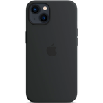 Силиконовый чехол с поддержкой MagSafe Apple Silicone Case для iPhone 13, Midnight (Темная ночь)