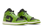 Кроссовки Jordan Air Jordan 1 Mid "Green Black" (Женская размерная сетка)