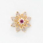 Flores jewel tops with natural stone