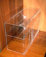 Витрина двухярусная 500х200х299