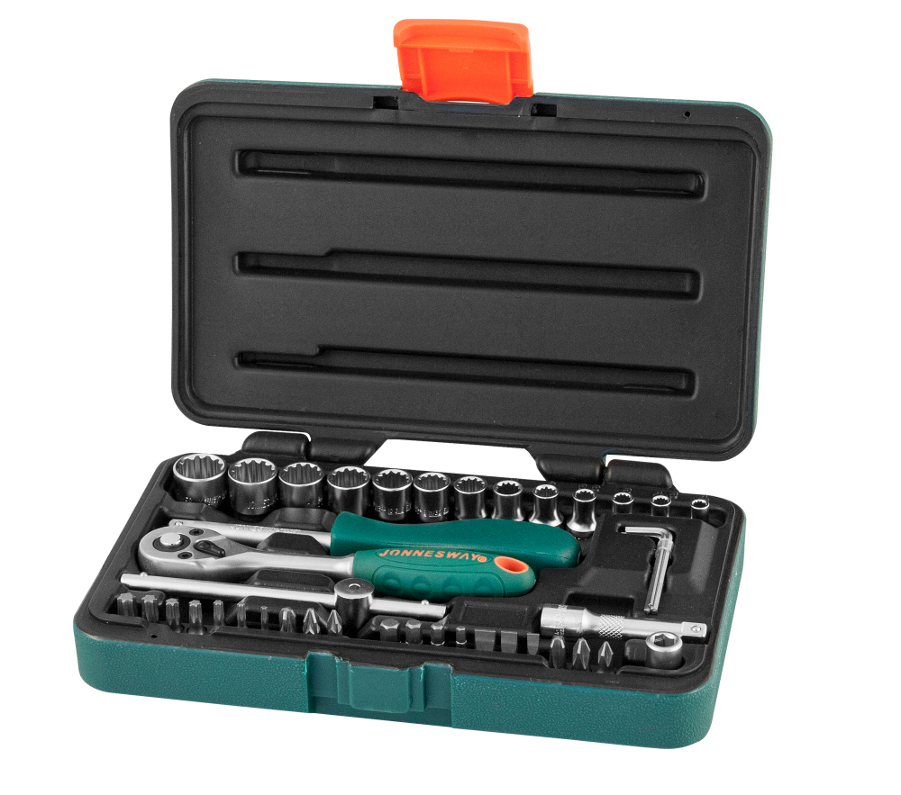 S68H2141S Набор головок торцевых 1/4"DR Super Tech, 41 предмет
