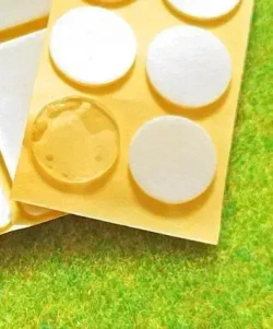 Клейкая лента двусторонняя круглая , скотч двухсторонний для крепления точечный, скотч двухсторонний универсальный, Многоразовая клейкая лента прозрачная, Липучки самоклеющиеся круглые