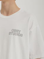 Мужская Футболка Obey Studios Outline