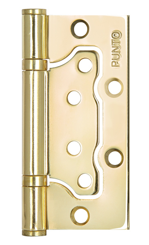 [ТОВАРА НЕТ В НАЛИЧИИ] Петля стальная накладная Пунто 200-2B 100x2,5 PB, цвет латунь (гарантия - 1 месяц)