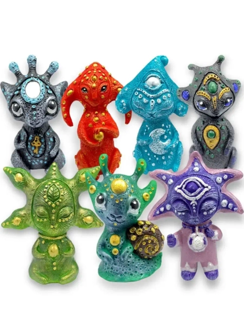 Коллекционные фигурки статуэтки "Духи cтихий" (7шт.) оберег