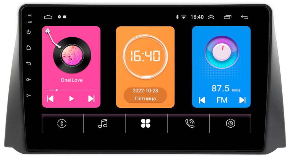 Магнитола для УАЗ Патриот, Пикап 2016-2023+ - OEM GT9-008 на Android 10, 2ГБ-16ГБ