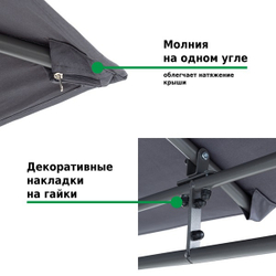 Шатер садовый Green Glade 4x3 м
