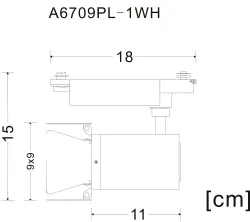 Трековый светильник Arte Lamp
