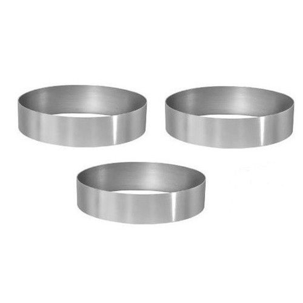 Форма Кольцо для тартов диаметр 160мм высота 20мм