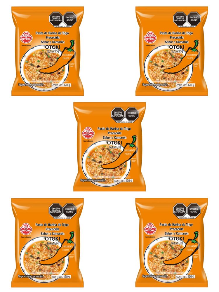Лапша Otoki Ramen Креветка 120 г x 5 шт