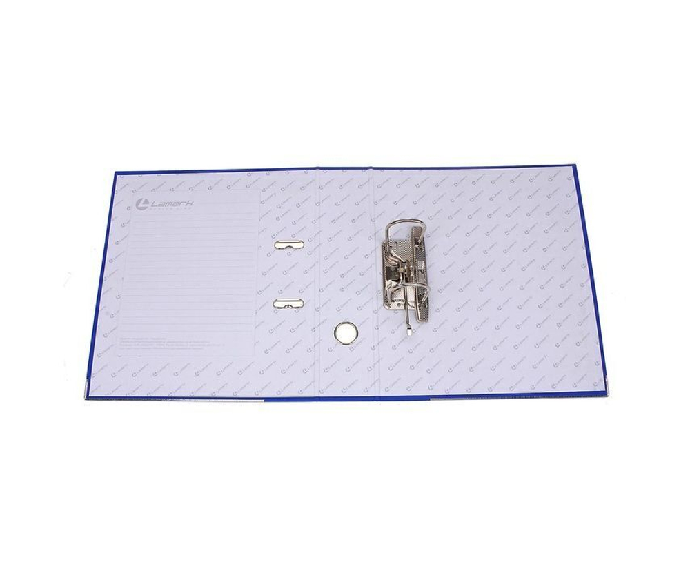 Регистратор 75мм PVC Lamark синий AF0600-BL