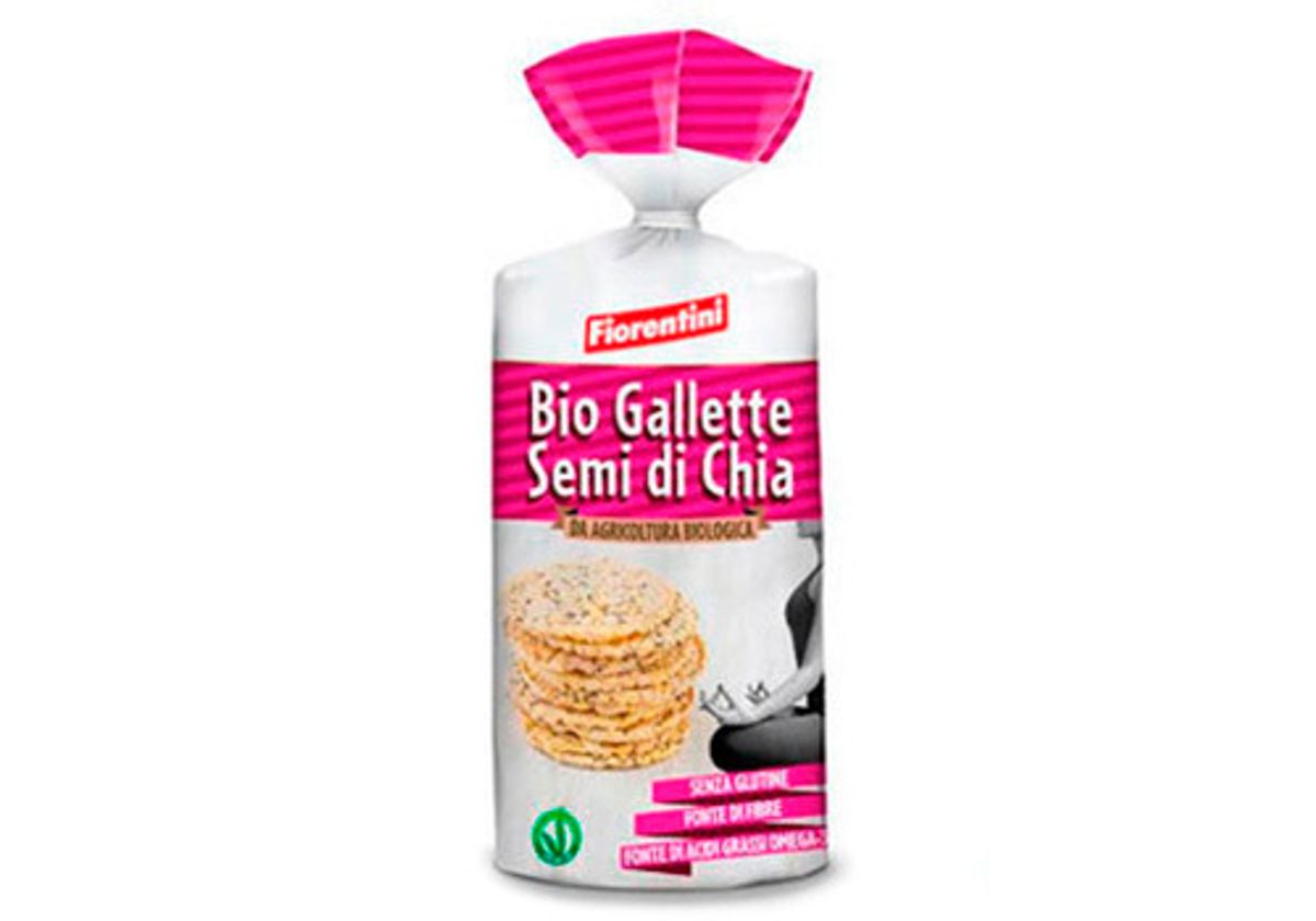 Кукурузные хлебцы с семенами чиа BIO Fiorentini, 120г